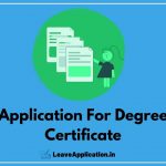 Sample Request Letter For Degree Certificate (9+ Sample)