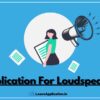 Application For Loudspeaker, Loudspeaker Application In English, Loudspeaker Application, Loudspeaker Ki Application, Loudspeaker Application 12th Class.