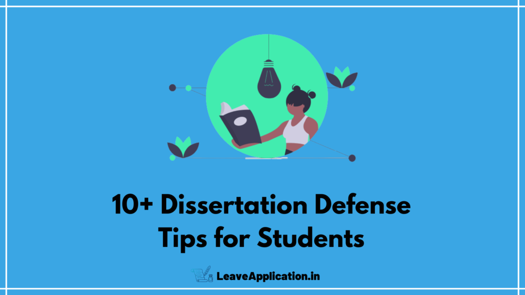 Dissertation Defense Tips for Students