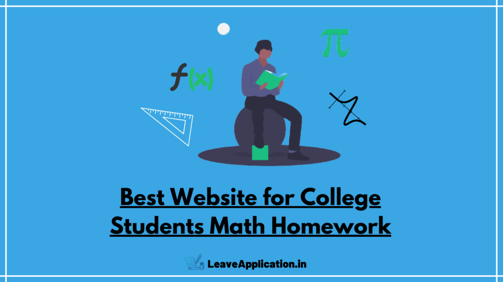 Website for College Students Math Homework