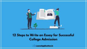 12 Easy Steps to Write an Essay for Successful College Admission