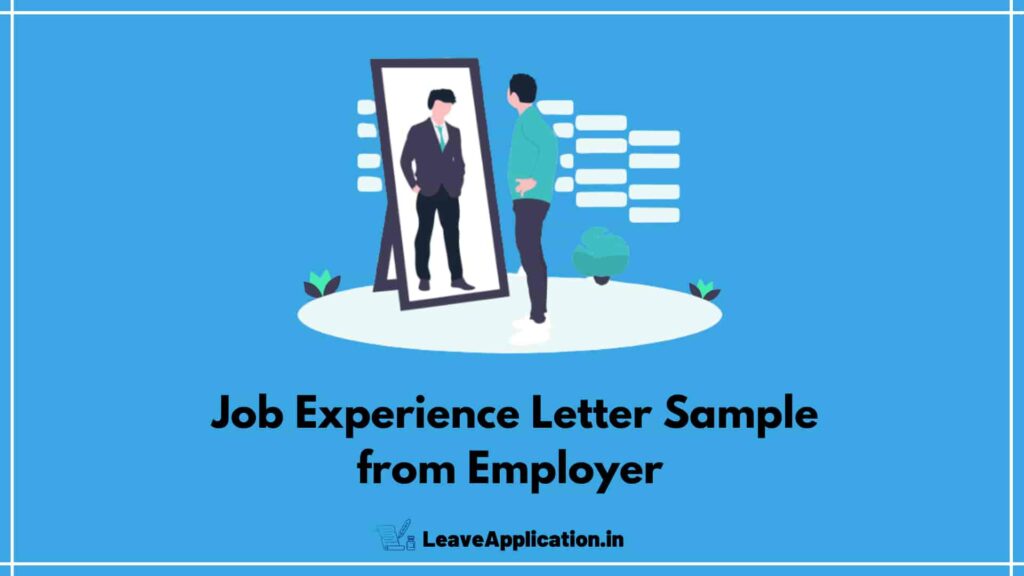 Job Experience Letter Sample From Employer, job experience certificate format, experience letter for employee