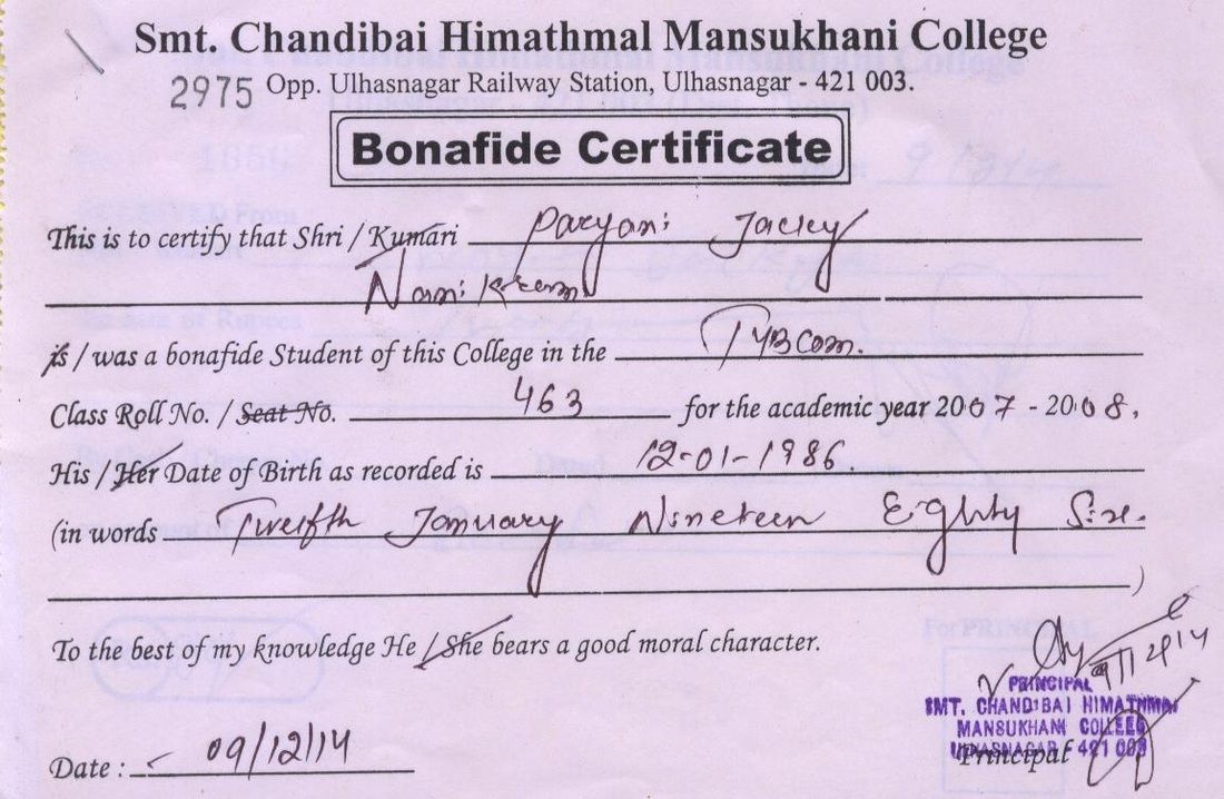 Application For Bonafide Certificate (15+ Samples)